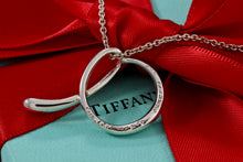 Load image into Gallery viewer, Tiffany &amp; Co. Elsa Peretti Silver Alphabet XL Letter &quot;A&quot; Pendant Necklace
