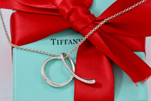 Load image into Gallery viewer, Tiffany &amp; Co. Elsa Peretti Silver Alphabet XL Letter &quot;A&quot; Pendant Necklace
