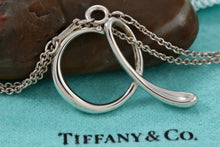 Load image into Gallery viewer, Tiffany &amp; Co. Elsa Peretti Silver Alphabet XL Letter &quot;A&quot; Pendant Necklace
