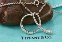 Load image into Gallery viewer, Tiffany &amp; Co. Elsa Peretti Silver Alphabet XL Letter &quot;A&quot; Pendant Necklace
