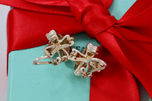 Load image into Gallery viewer, Tiffany &amp; Co. Gold Rope Silver Signature &#39;&#39;X&#39;&#39; Clip-on Earrings
