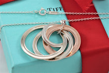 Load image into Gallery viewer, Tiffany &amp; Co. 1837 Silver Large Rubedo 4 Interlocking Circles Necklace
