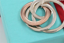 Load image into Gallery viewer, Tiffany &amp; Co. 1837 Silver Large Rubedo 4 Interlocking Circles Necklace
