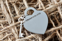 Load image into Gallery viewer, Return To Tiffany &amp; Co. Silver Replacement Heart &amp; Mini Key Pendant
