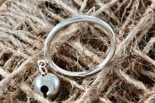 Load image into Gallery viewer, Tiffany &amp; Co. Paloma Picasso Silver Dangle Bell Ball Ring Size 9
