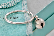 Load image into Gallery viewer, Tiffany &amp; Co. Paloma Picasso Silver Dangle Bell Ball Ring Size 9
