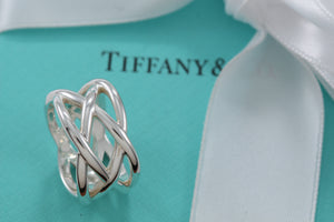 Tiffany & Co. Silver Knot Weave Ring