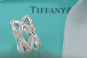 Tiffany & Co. Silver Knot Weave Ring