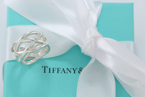 Tiffany & Co. Silver Knot Weave Ring