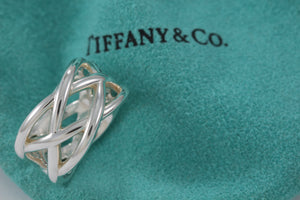Tiffany & Co. Silver Knot Weave Ring