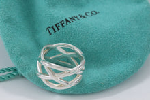 Load image into Gallery viewer, Tiffany &amp; Co. Silver Knot Weave Ring
