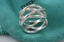 Load image into Gallery viewer, Tiffany &amp; Co. Silver Knot Weave Ring
