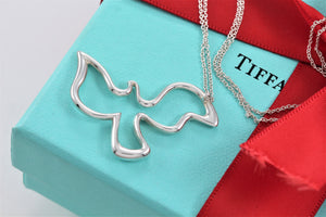 Tiffany & Co. Paloma Picasso Silver Dove Extra Large Necklace