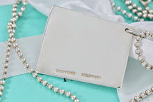 Load image into Gallery viewer, Tiffany &amp; Co. Silver Black Enamel Hollywood Directors Clapping Board Bead Chain Necklace
