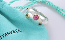 Load image into Gallery viewer, Tiffany &amp; Co. 18K Gold &amp; Silver Etoile Gemstone Ring
