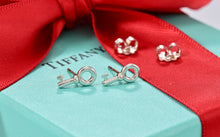 Load image into Gallery viewer, Tiffany &amp; Co. Silver Mini Key Earrings
