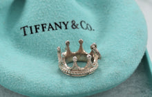 Load image into Gallery viewer, Tiffany &amp; Co. Silver Princess Crown Charm Pendant
