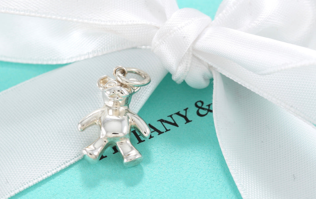 Tiffany & Co. Silver Teddy Bear Charm