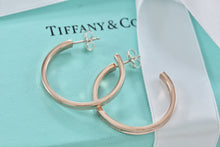 Load image into Gallery viewer, Tiffany &amp; Co. Rubedo 1837 Medium 30mm Hoop Earrings
