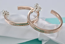 Load image into Gallery viewer, Tiffany &amp; Co. Rubedo 1837 Medium 30mm Hoop Earrings
