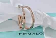 Load image into Gallery viewer, Tiffany &amp; Co. Rubedo 1837 Medium 30mm Hoop Earrings
