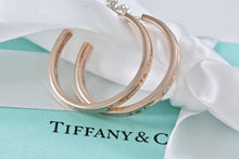 Load image into Gallery viewer, Tiffany &amp; Co. Rubedo 1837 Medium 30mm Hoop Earrings
