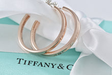 Load image into Gallery viewer, Tiffany &amp; Co. Rubedo 1837 Medium 30mm Hoop Earrings
