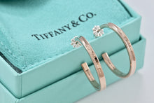 Load image into Gallery viewer, Tiffany &amp; Co. Rubedo 1837 Medium 30mm Hoop Earrings
