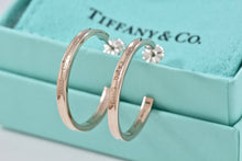 Load image into Gallery viewer, Tiffany &amp; Co. Rubedo 1837 Medium 30mm Hoop Earrings
