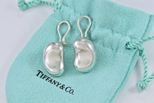 Load image into Gallery viewer, Tiffany &amp; co. Elsa Peretti Silver Large Bean Clip on Earrings
