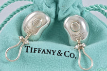 Load image into Gallery viewer, Tiffany &amp; co. Elsa Peretti Silver Large Bean Clip on Earrings
